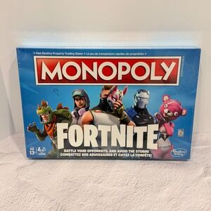 Monopoly Fortnite Edition Board Game Hasbro Gaming Ages 13+ New Sealed‎